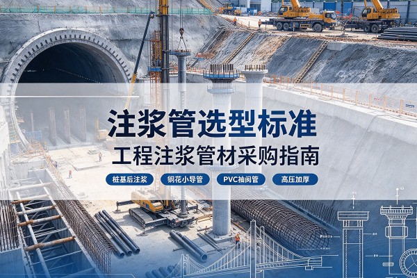 射阳注浆管选型标准